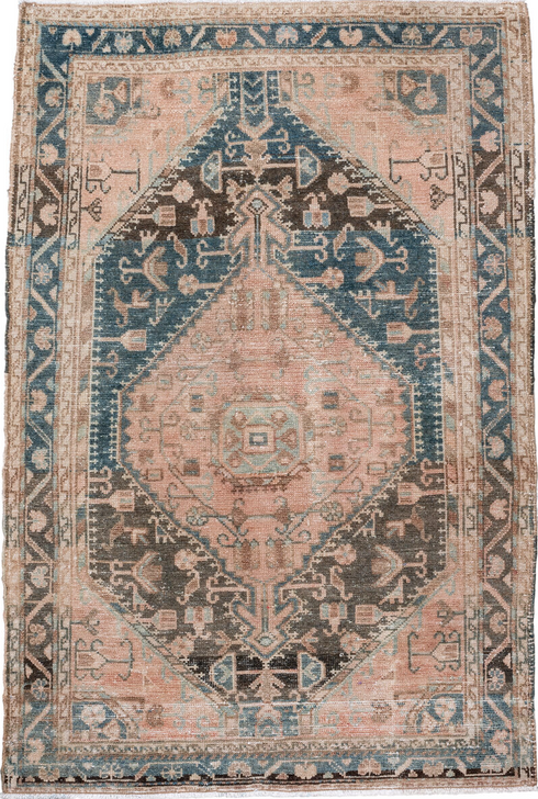 Vintage Hamadan Area Rug (2' x 4')